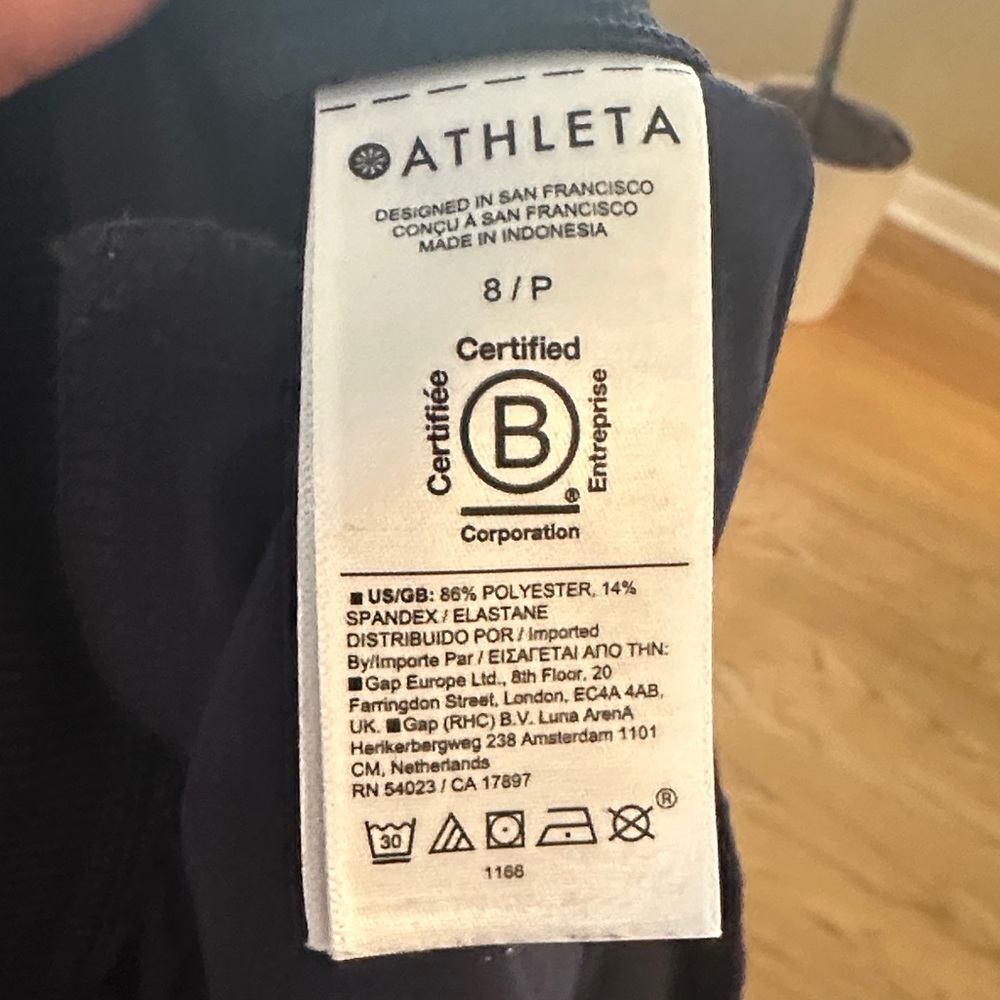 LAST CHANCE OFFER: Athleta Brooklyn Mid Rise Ankle Pant Dark Blue joggers - Picture 5 of 5